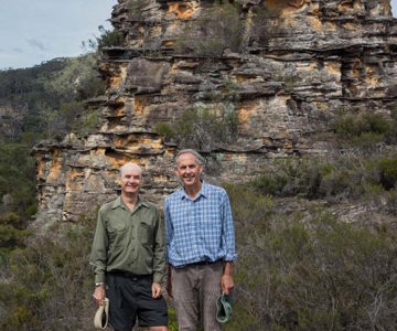 Bob Brown in the Gardens of Stone
