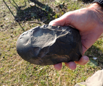 Aboriginal Stone Axe - Photo: Brian Fox