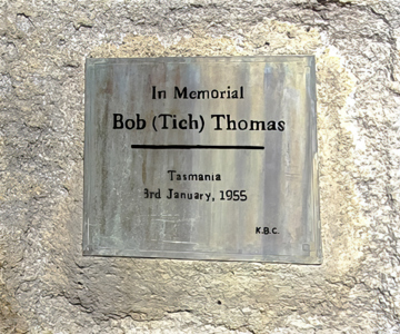Tich Thomas Plaque 